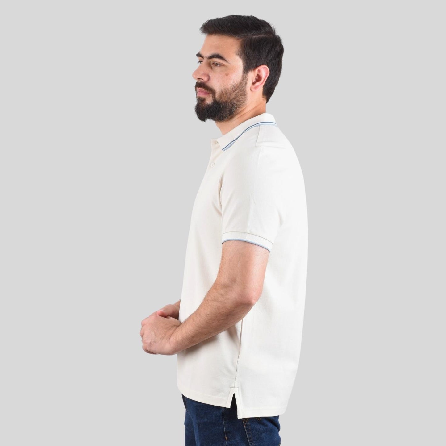 Men's Cotton Lycra Pique Slim Fit Polo