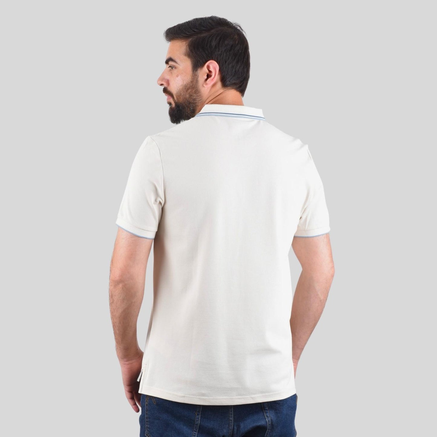 Men's Cotton Lycra Pique Slim Fit Polo
