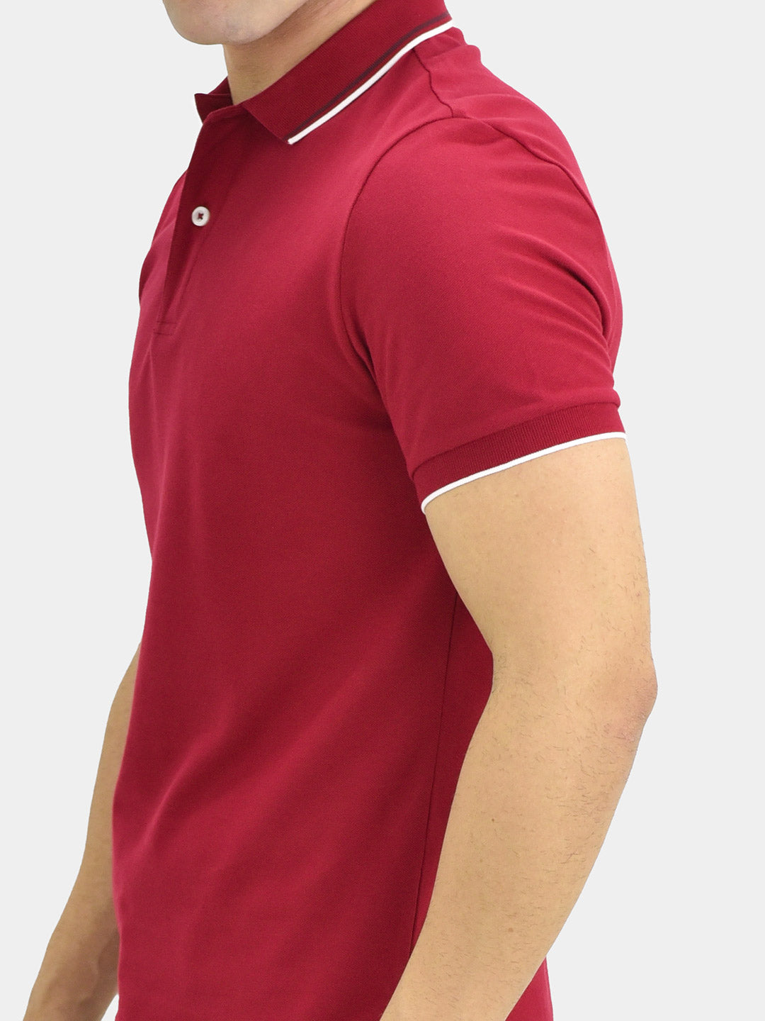 Men's Cotton Lycra Pique Slim Fit Polo