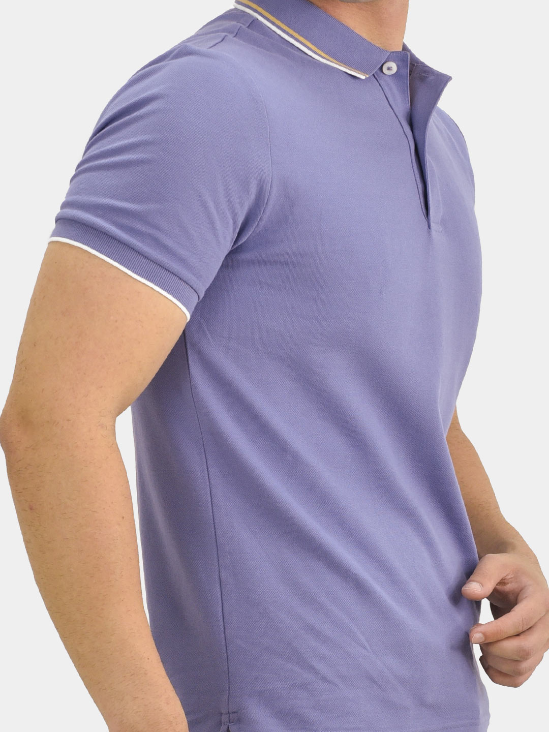 Men's Cotton Lycra Pique Slim Fit Polo