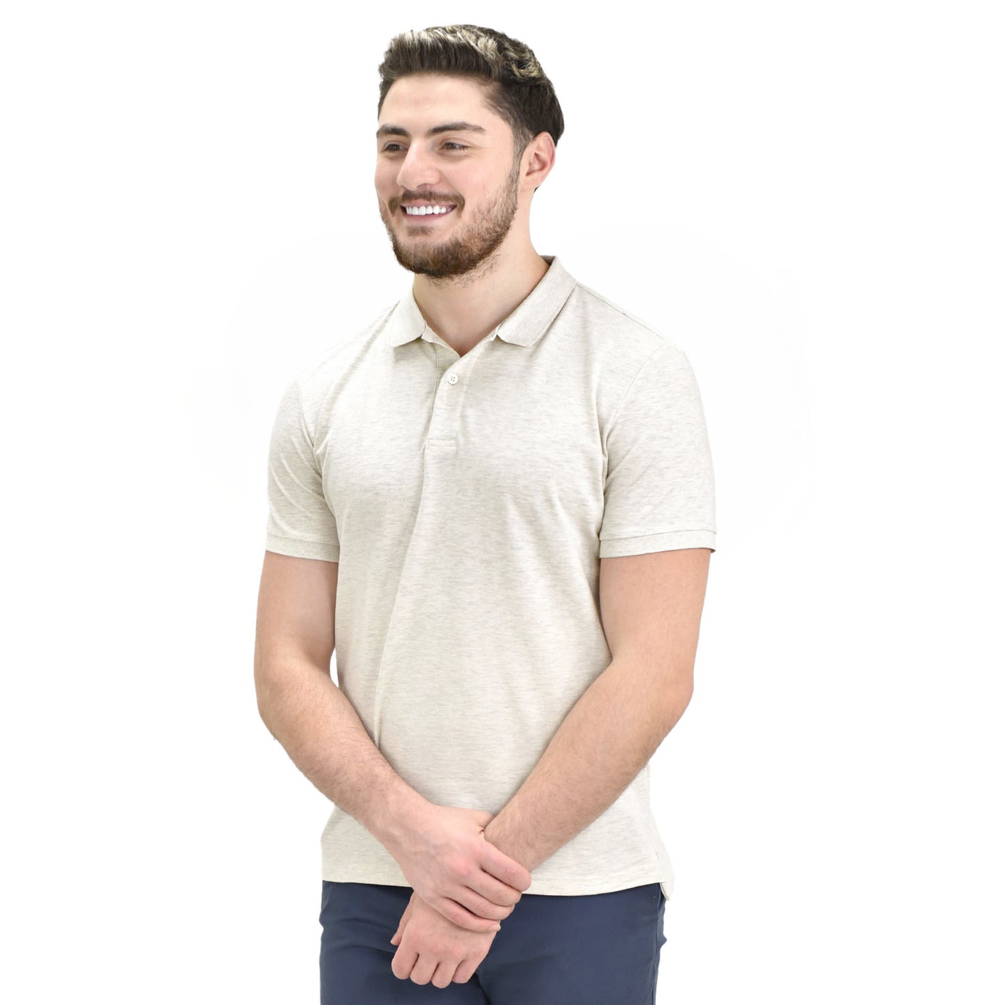 Men's Cotton Lycra Pique Slim Fit Polo