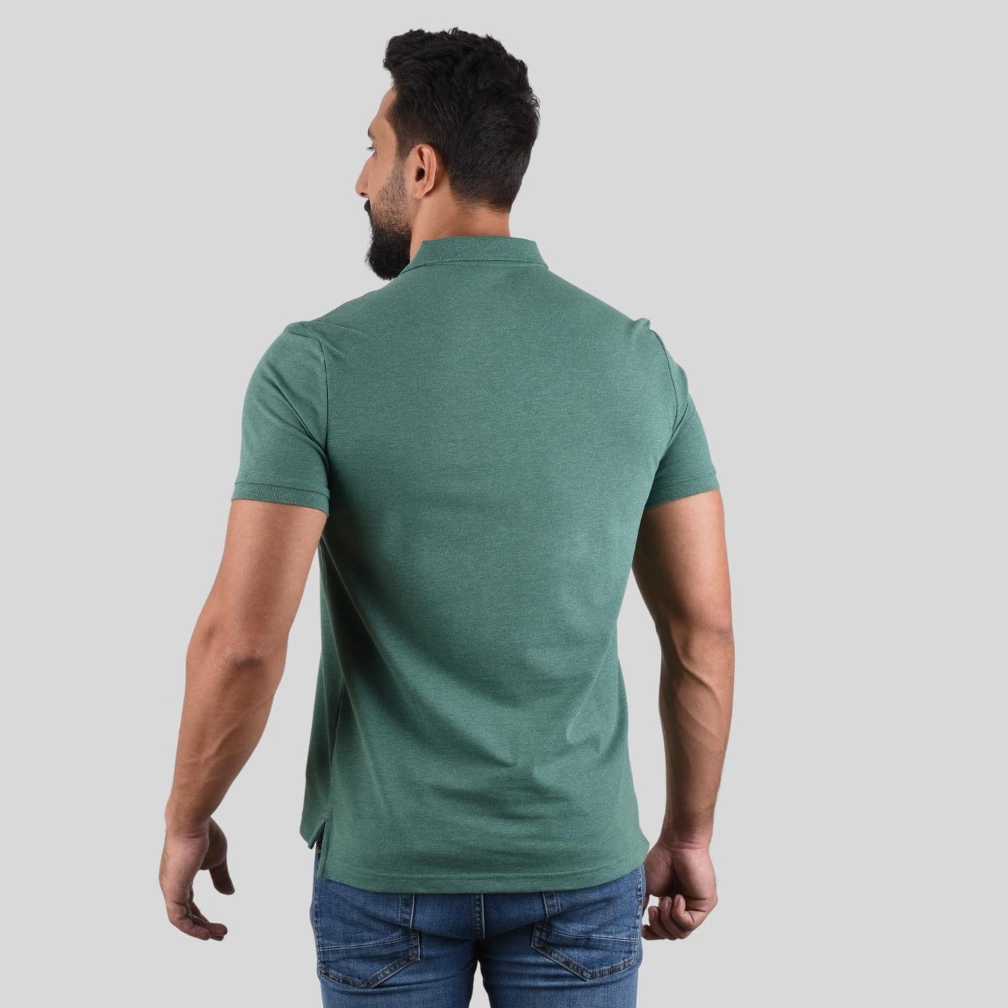 Men's Cotton Lycra Pique Slim Fit Polo