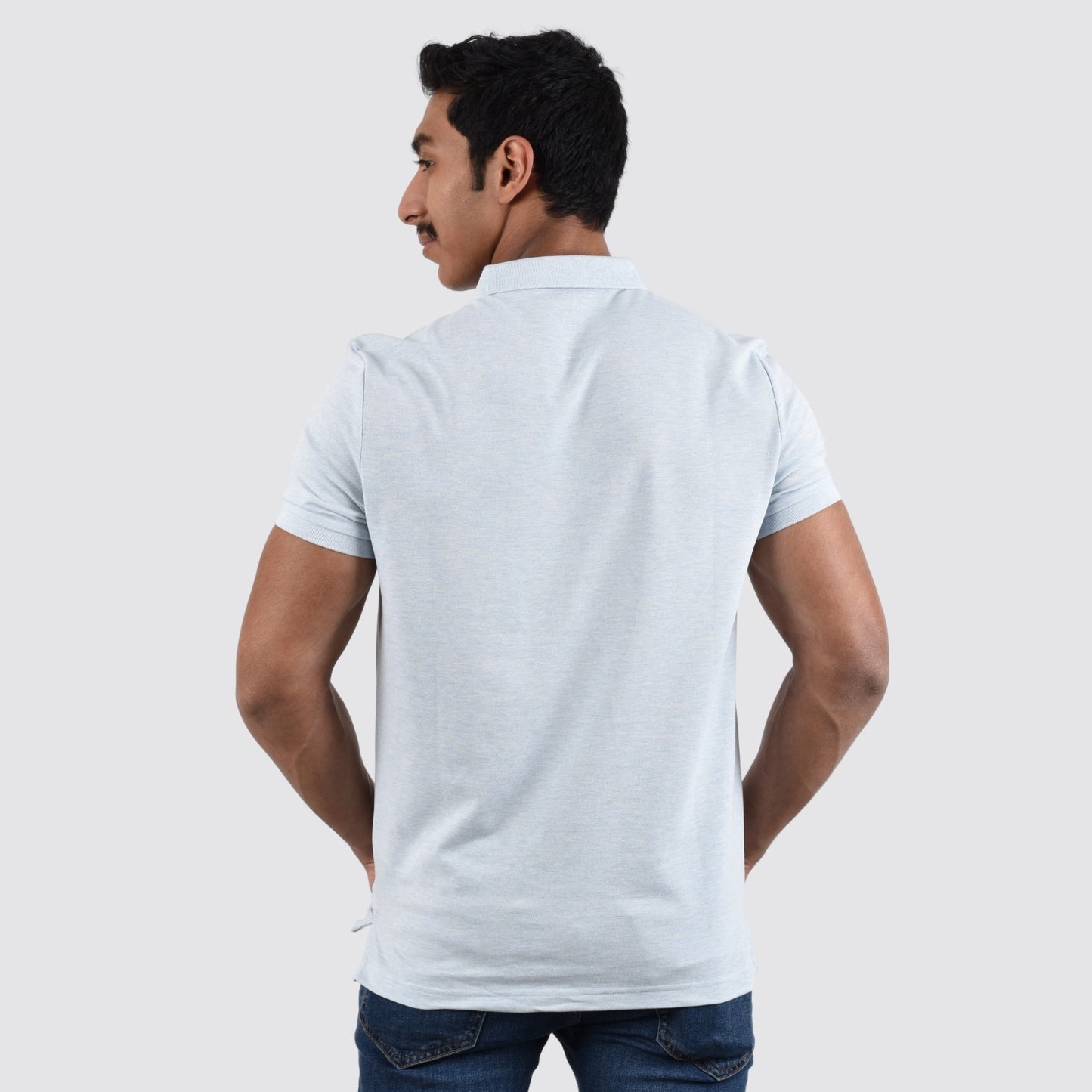 Men's Cotton Lycra Pique Slim Fit Polo