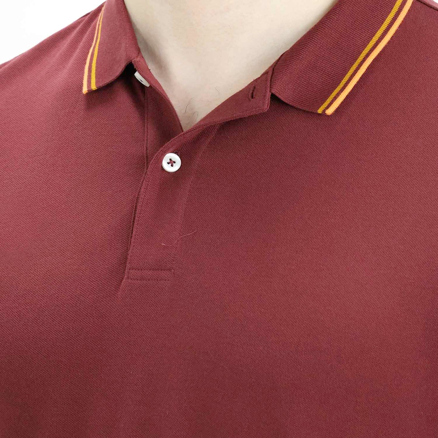 Men's Cotton Lycra Pique Slim Fit Polo