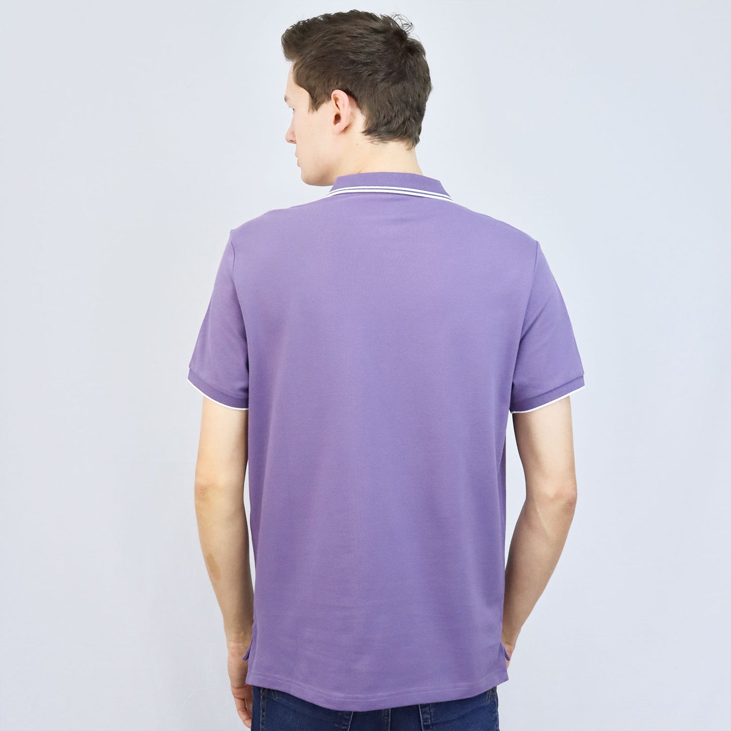 Men's Cotton Lycra Pique Slim Fit Polo