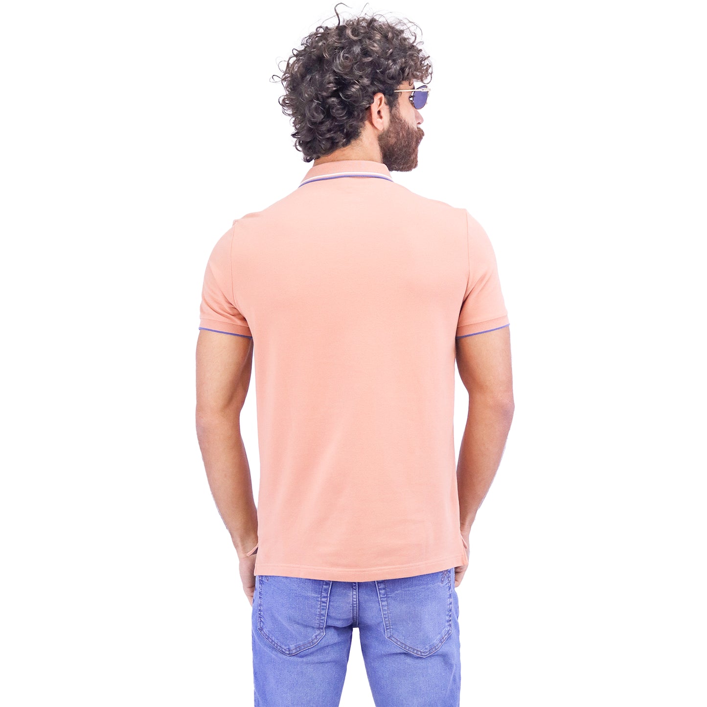 Men's Cotton Lycra Pique Slim Fit Polo