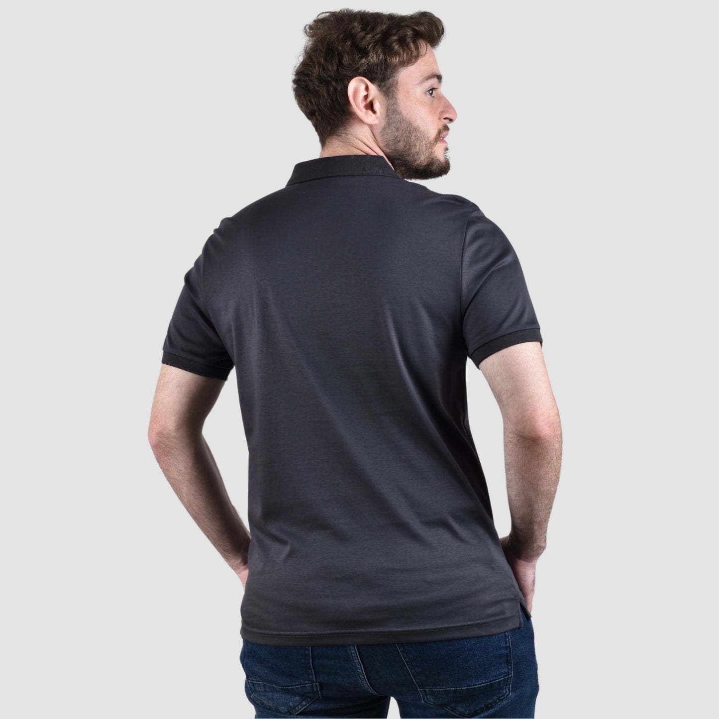 Men's Liquid Touch Polo: Slim Fit Comfort & Lasting Color