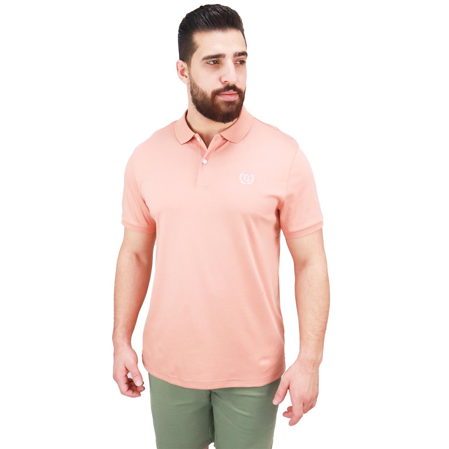 Giordano Men's Liquid Touch Polo: Slim Fit Comfort & Lasting Color-Brown