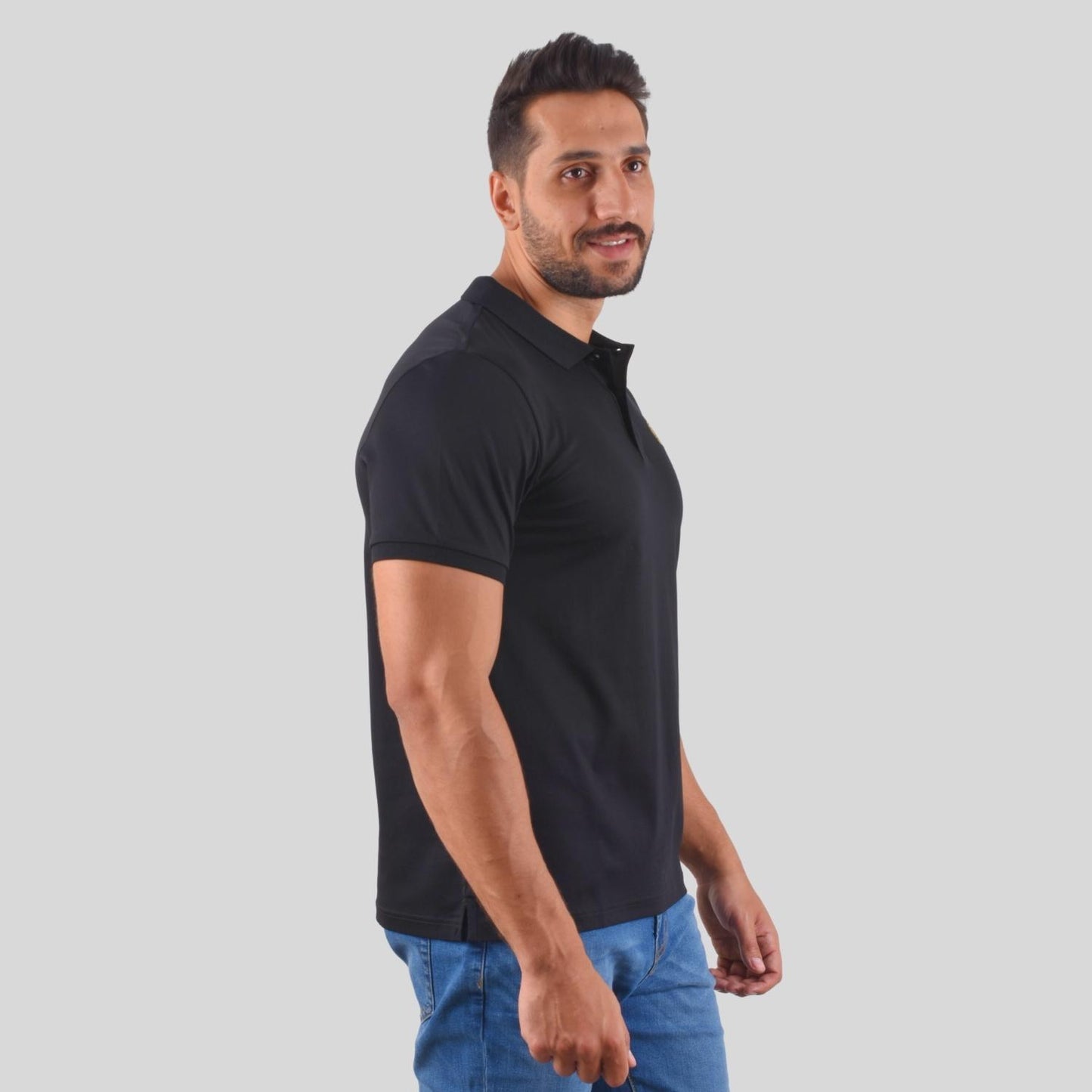 Men's Liquid Touch Polo: Slim Fit Comfort & Lasting Color