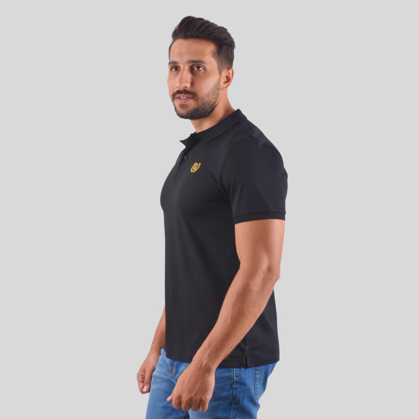 Men's Liquid Touch Polo: Slim Fit Comfort & Lasting Color