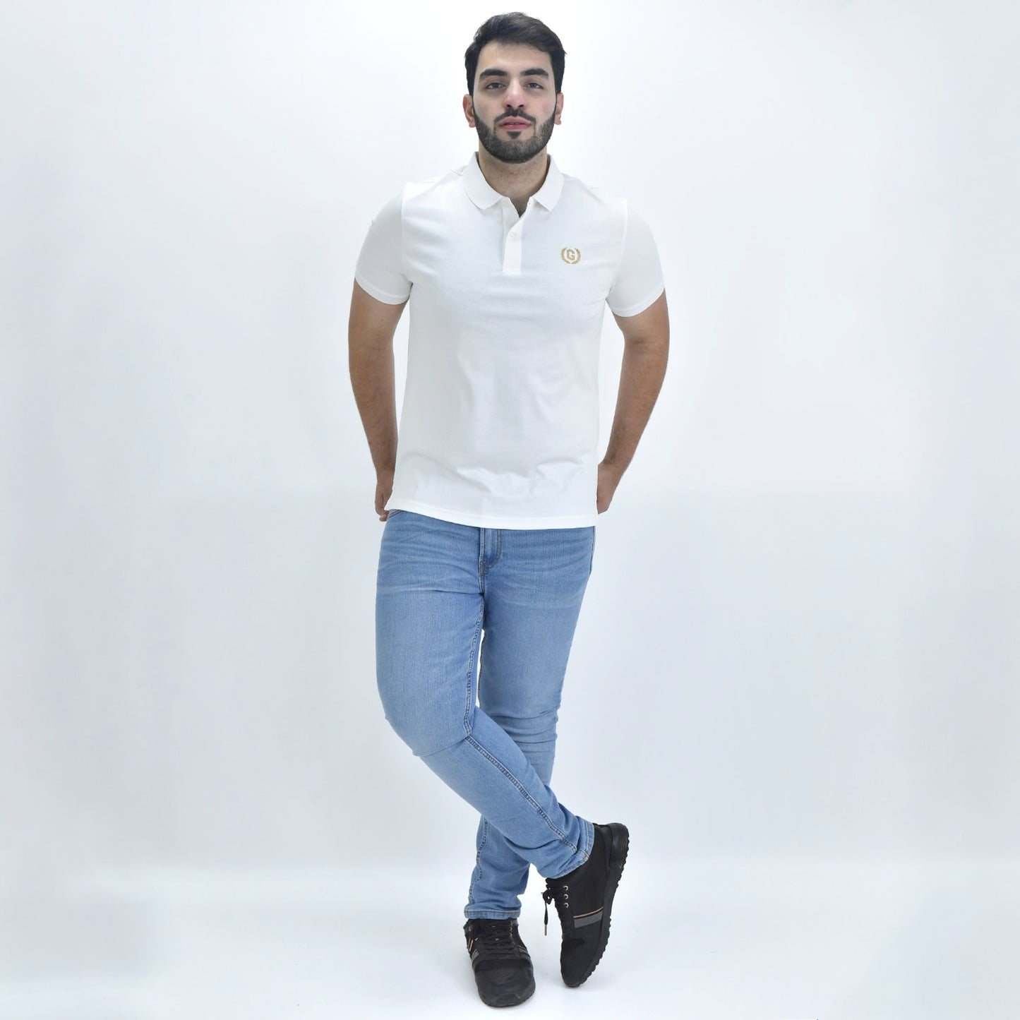 Men's Liquid Touch Polo: Slim Fit Comfort & Lasting Color