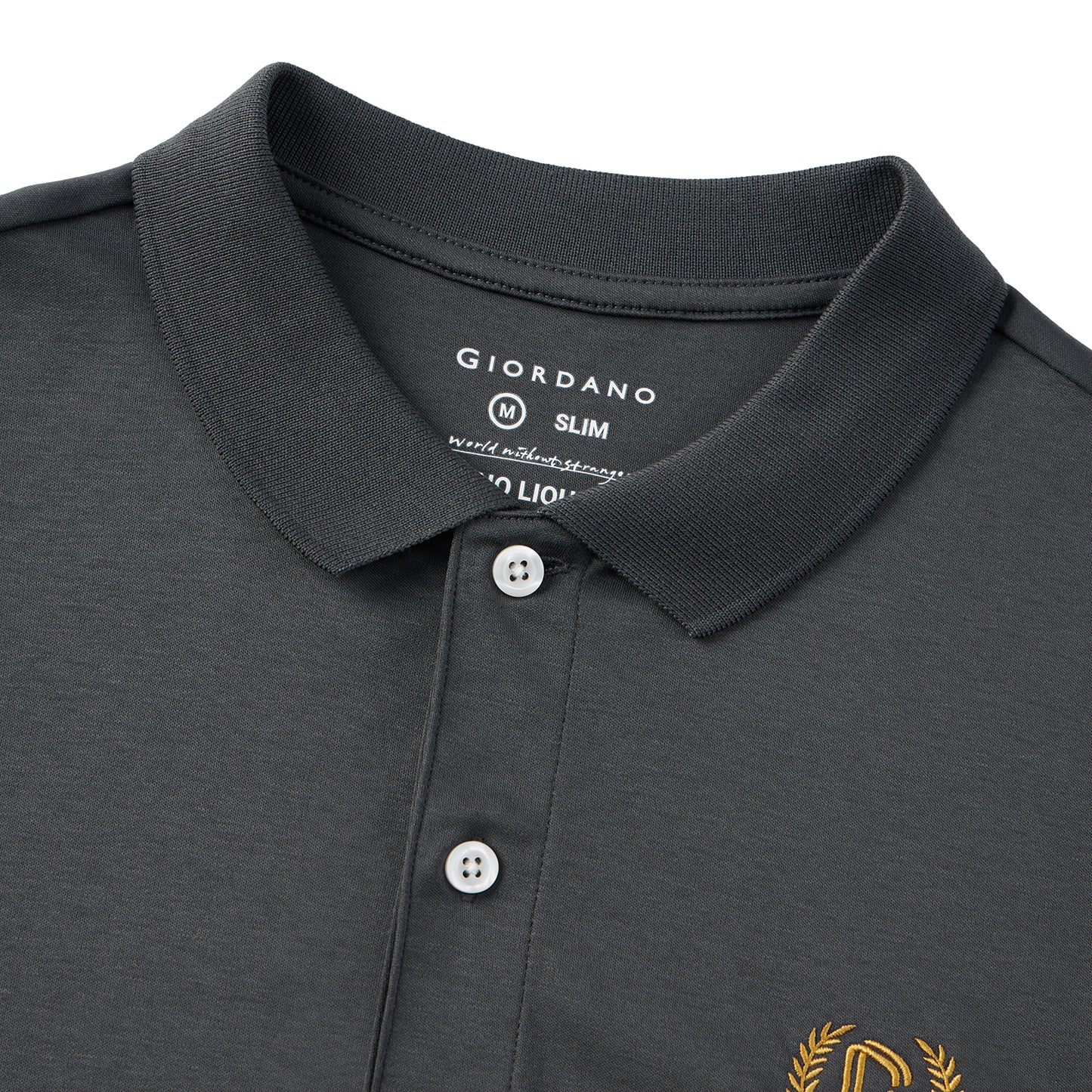 Men's Liquid Touch Polo: Slim Fit Comfort & Lasting Color