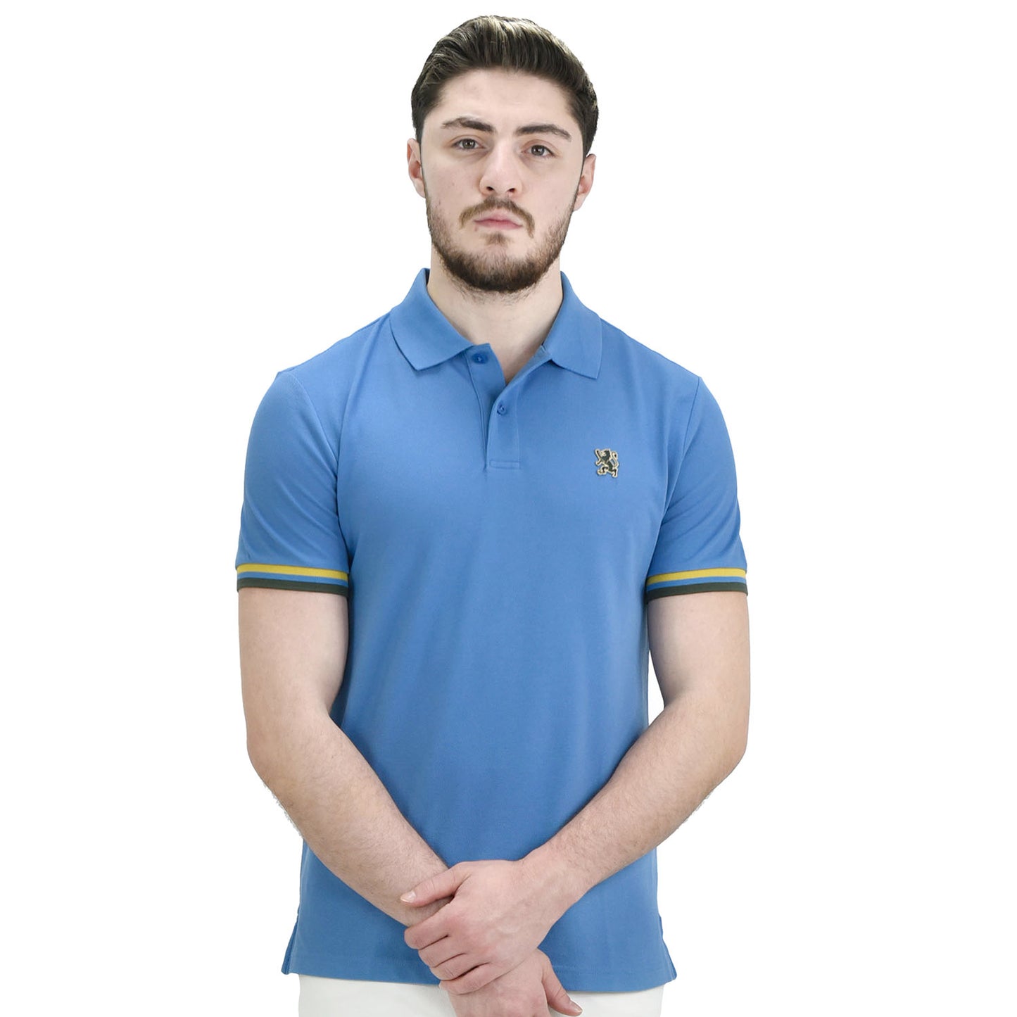 Giordano Men's Performance Polo-Blue