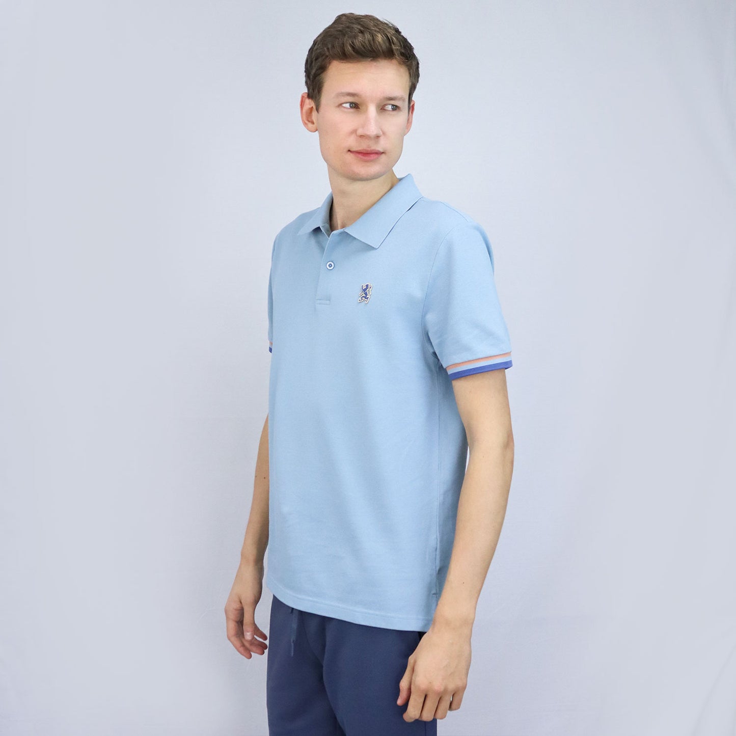 Giordano Men's Performance Polo-Blue