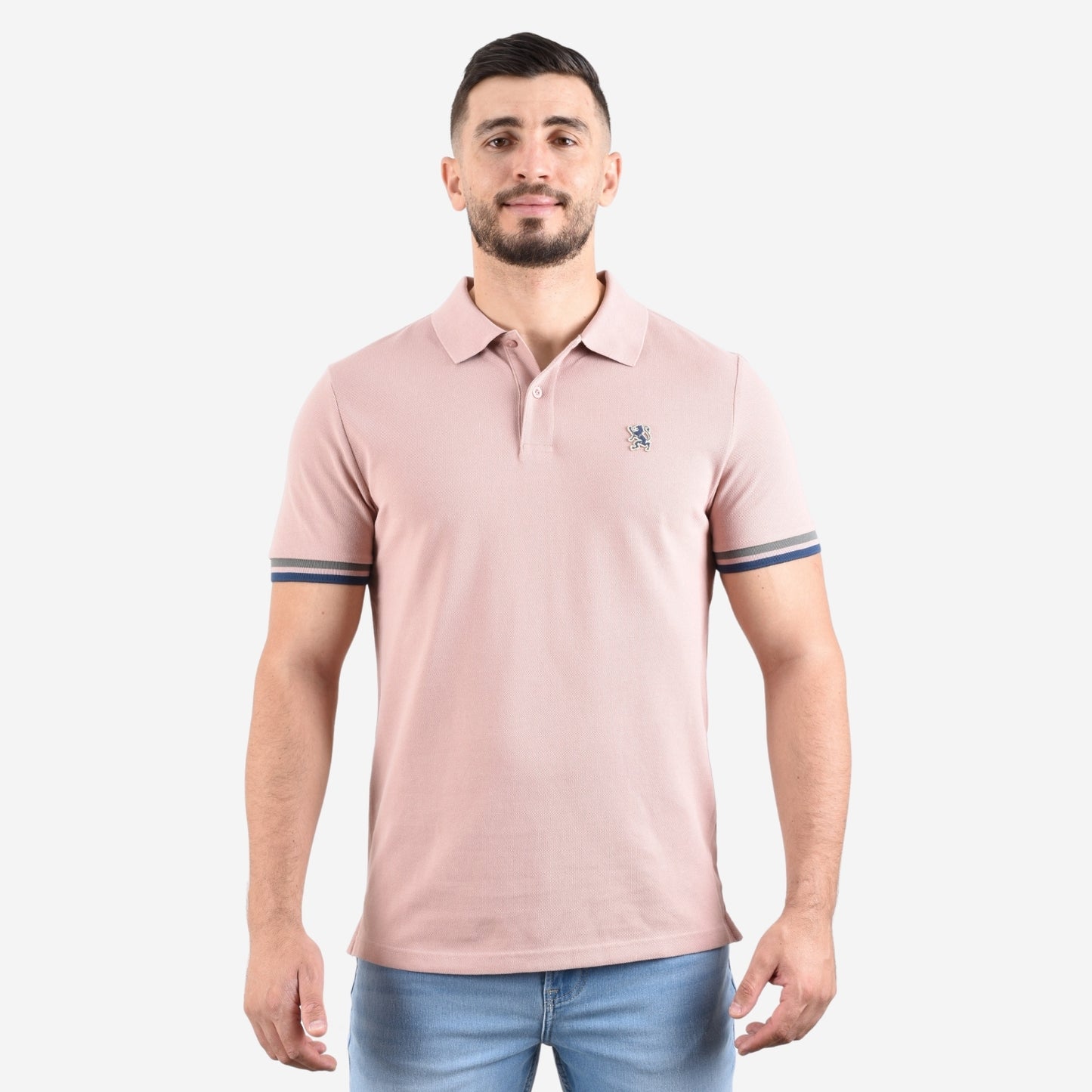 Giordano Men's Performance Polo-Pink