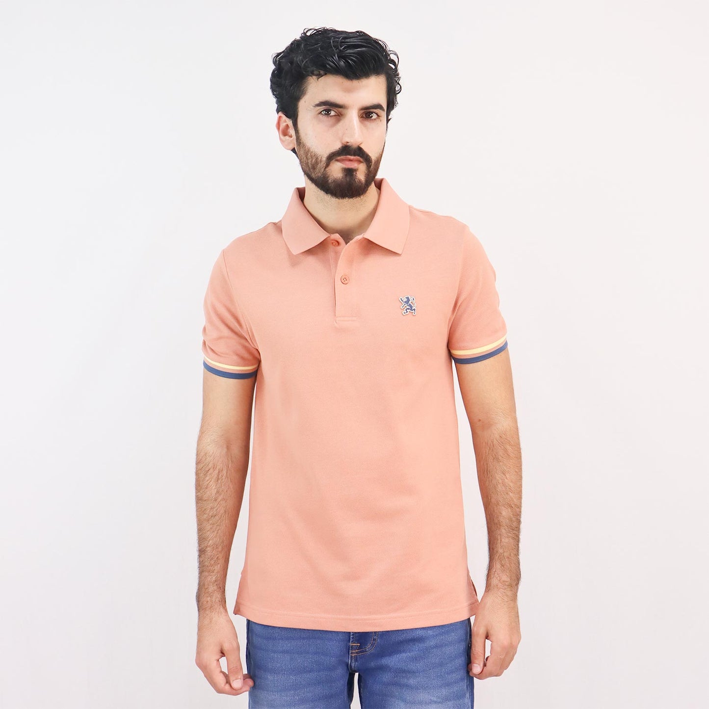 Giordano Men's Performance Polo-Orange