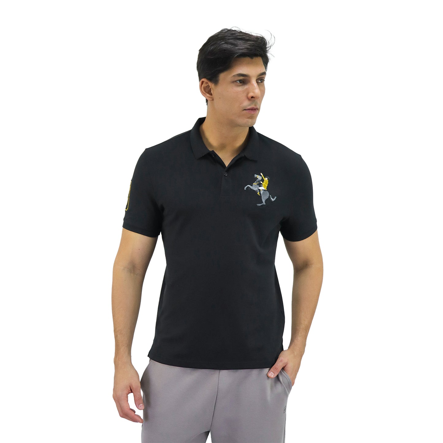 Giordano Men's Napoleon Polo-Black