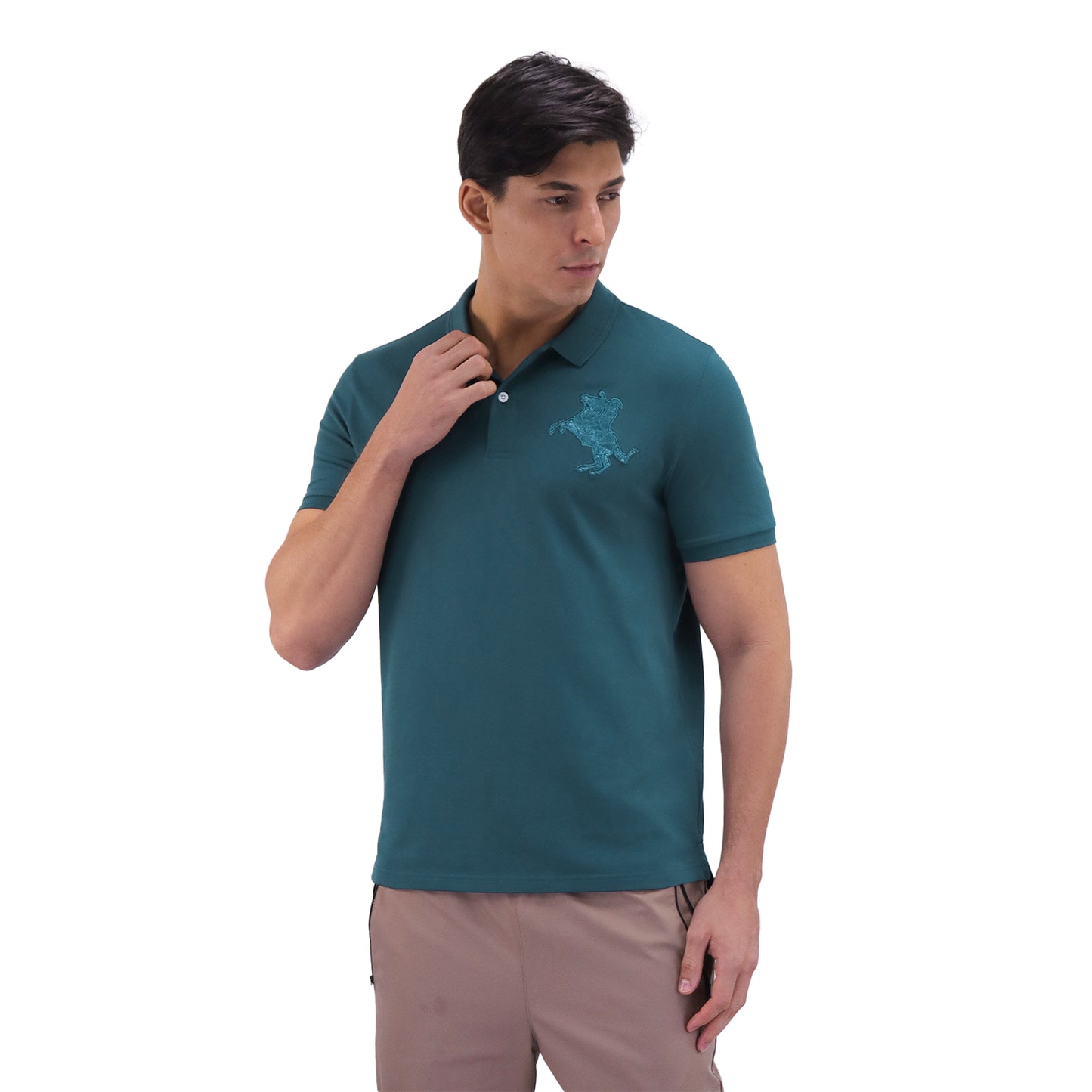 Giordano Men's Napoleon Polo-Green