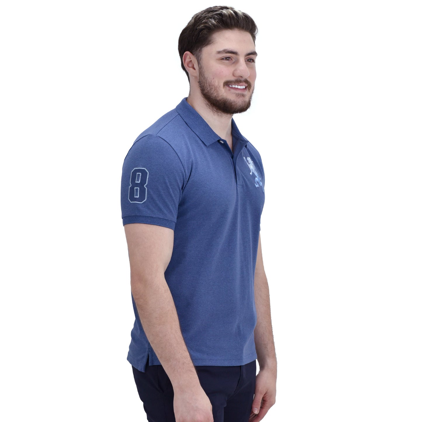 Men's 3D Lion Polo