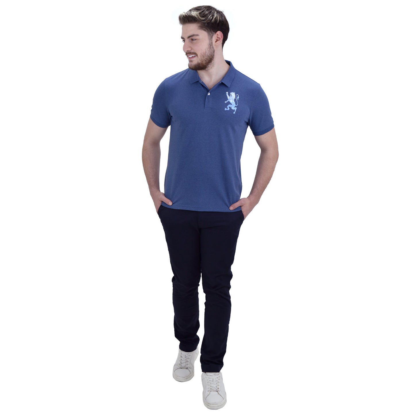 Men's 3D Lion Polo