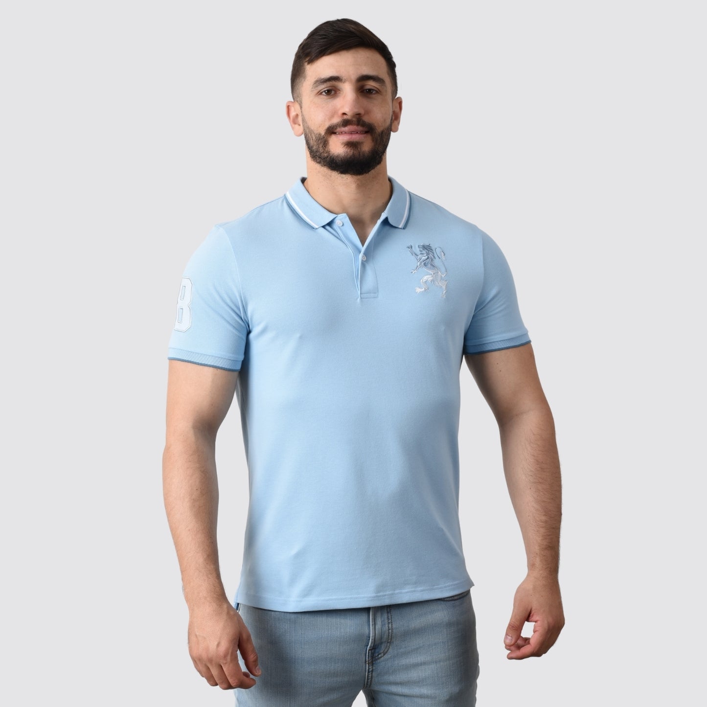 Men's 3D Lion Polo