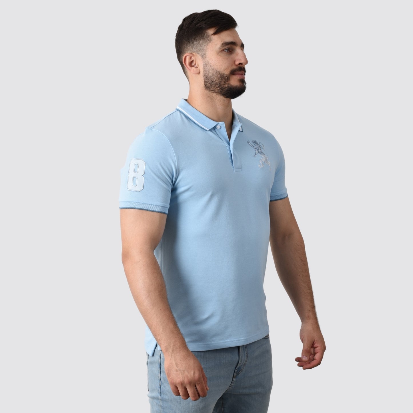 Men's 3D Lion Polo