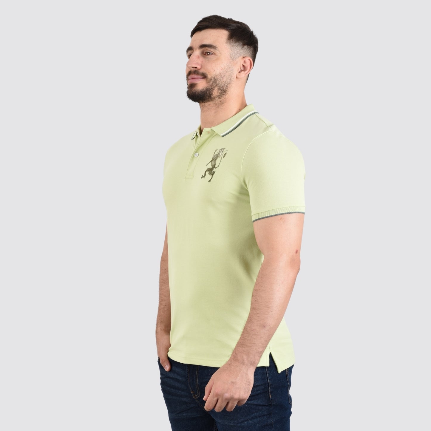 Men's 3D Lion Polo