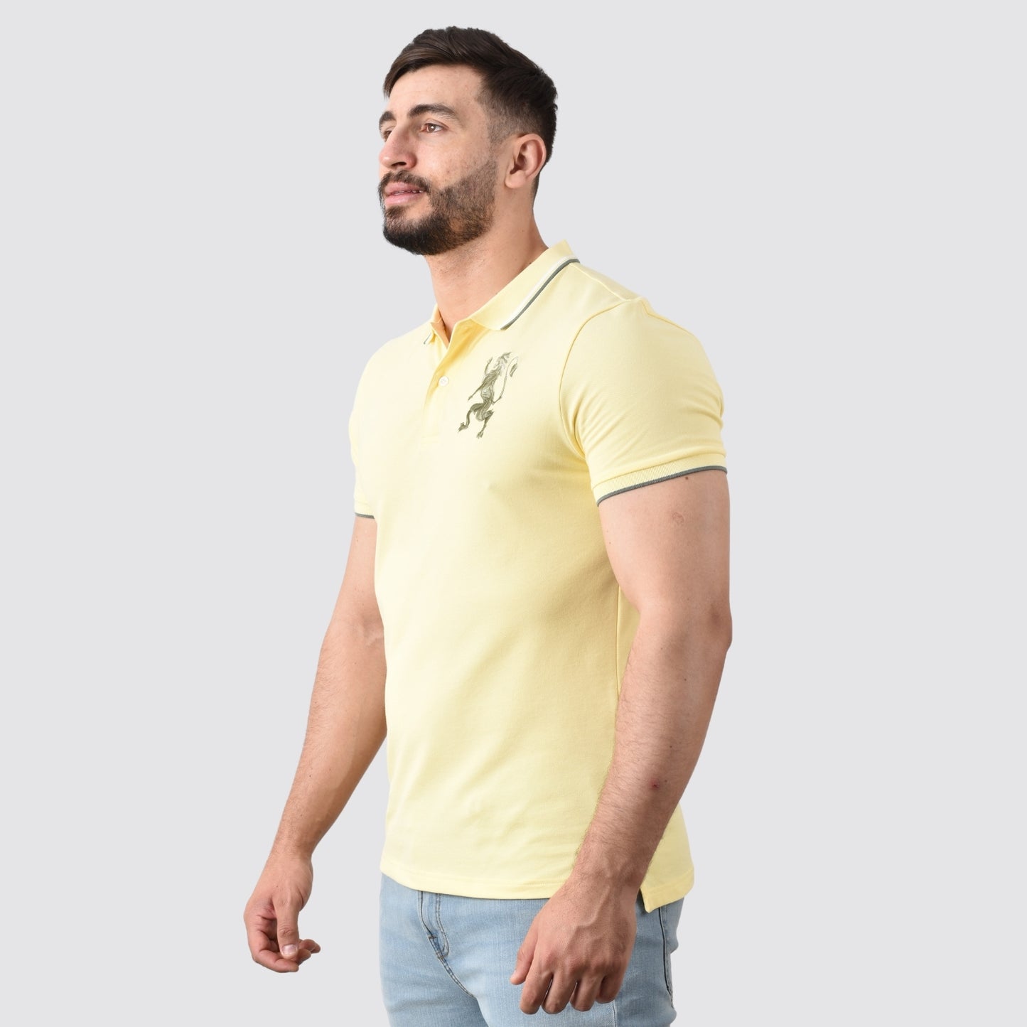 Men's 3D Lion Polo