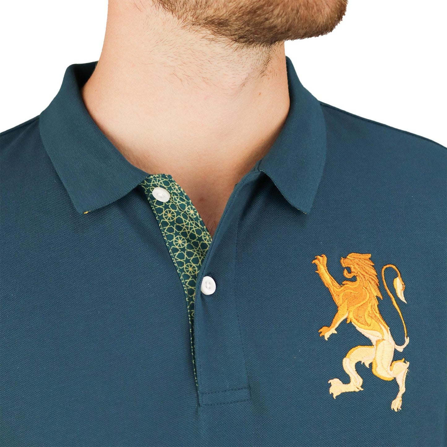 Men's 3D Lion Polo