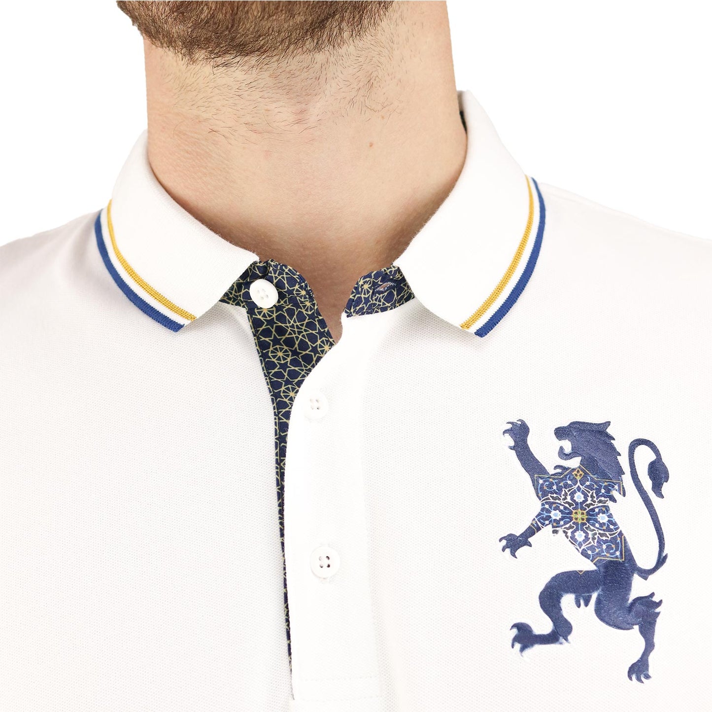 Men's 3D Lion Polo