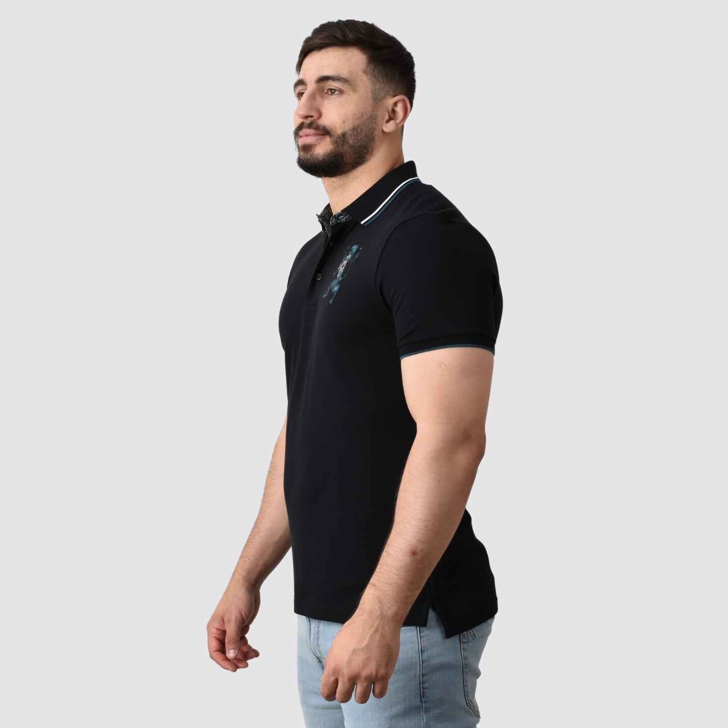Men's 3D Lion Polo