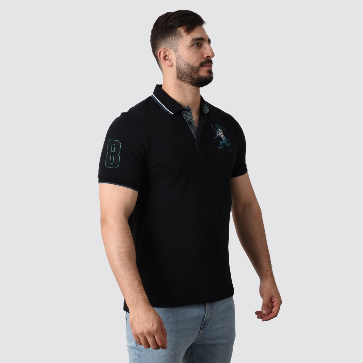 Men's 3D Lion Polo