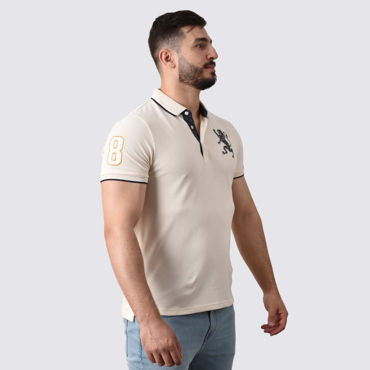 Men's 3D Lion Polo