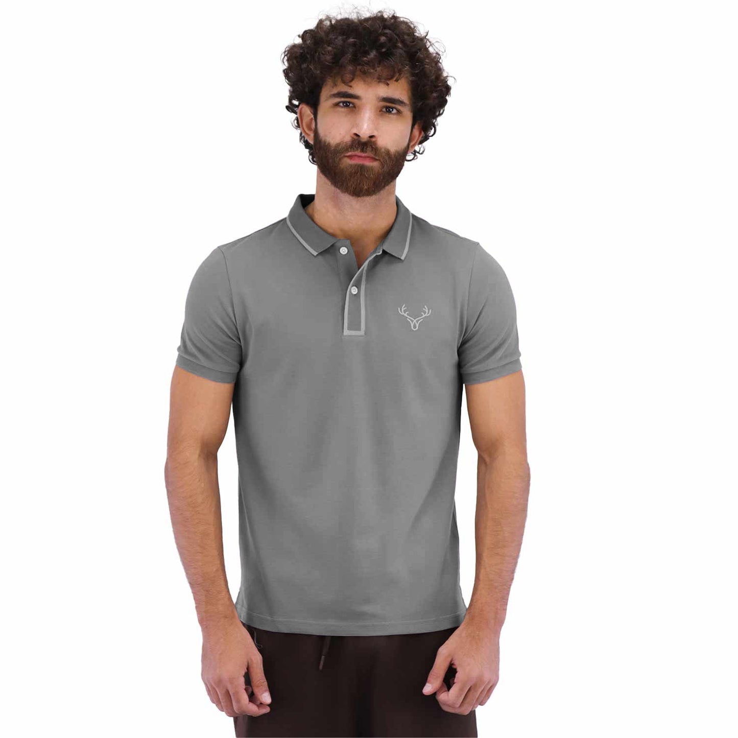 Giordano Men's Polo-Grey