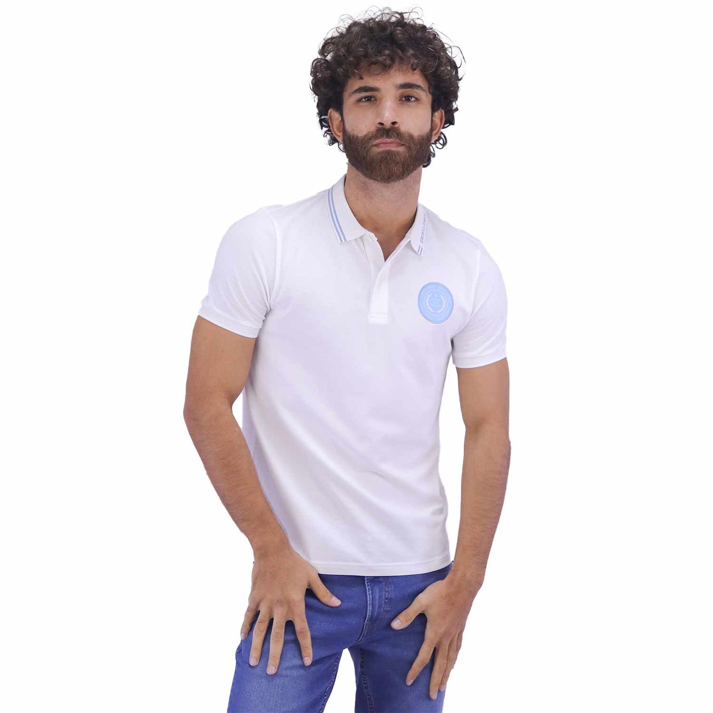 Giordano Men's Polo-White
