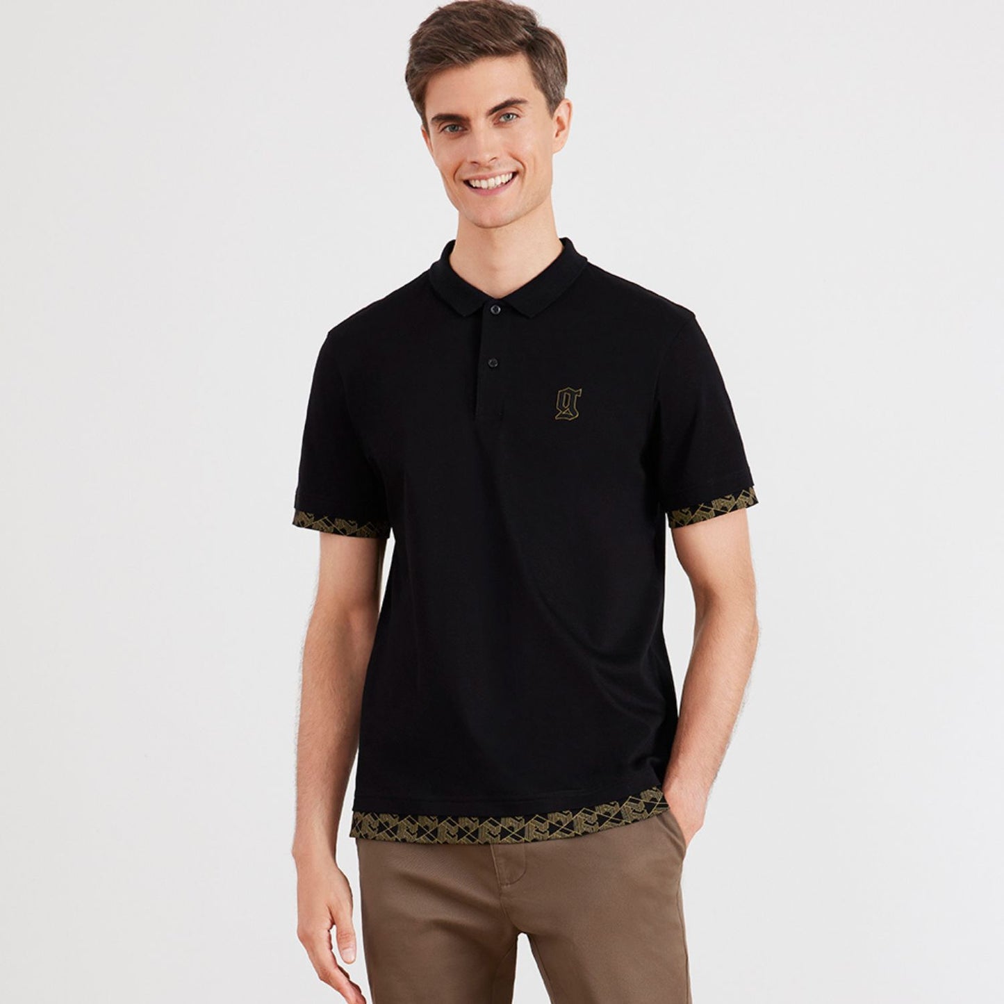 Men's Embroidered Polo