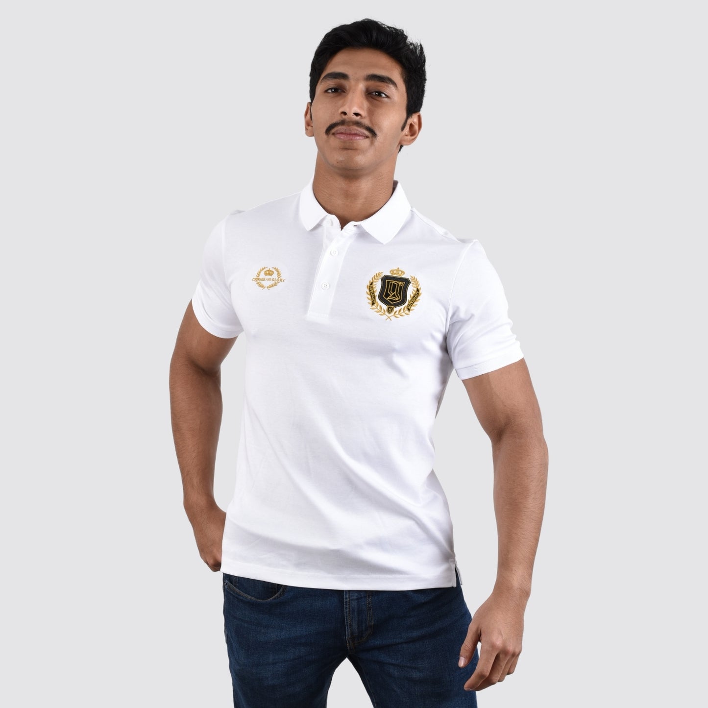 Men's Embroidered Polo
