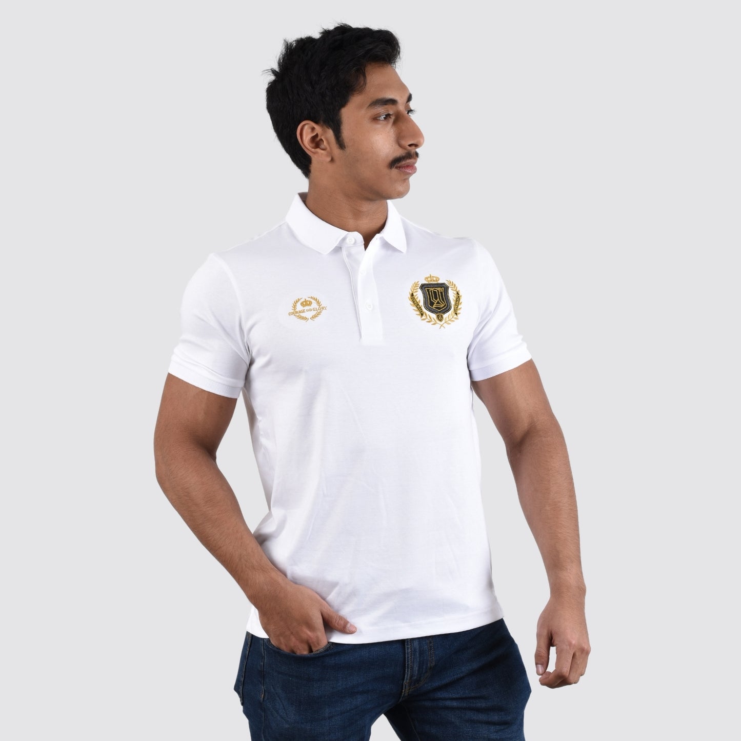 Men's Embroidered Polo