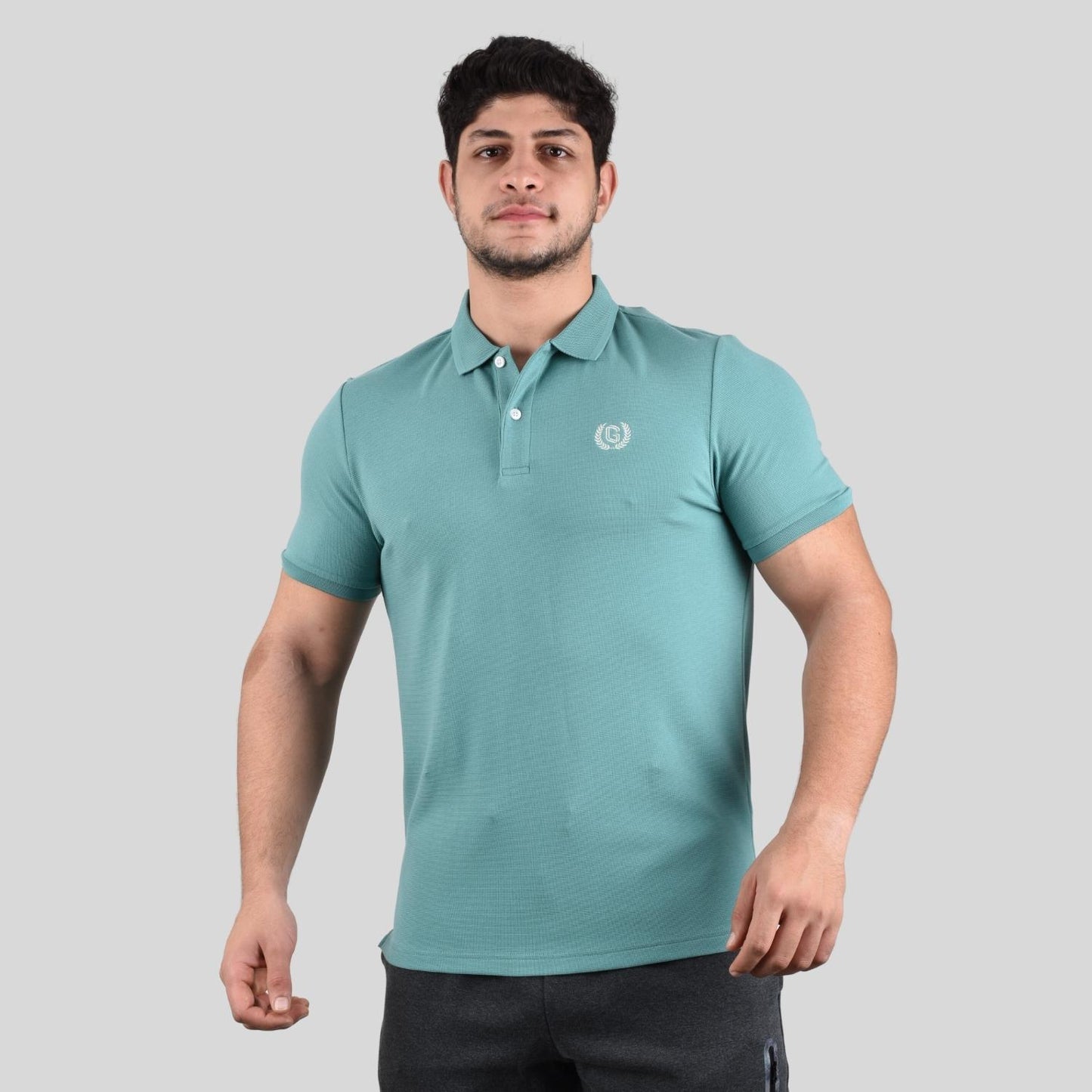 Men's Waffle Polo