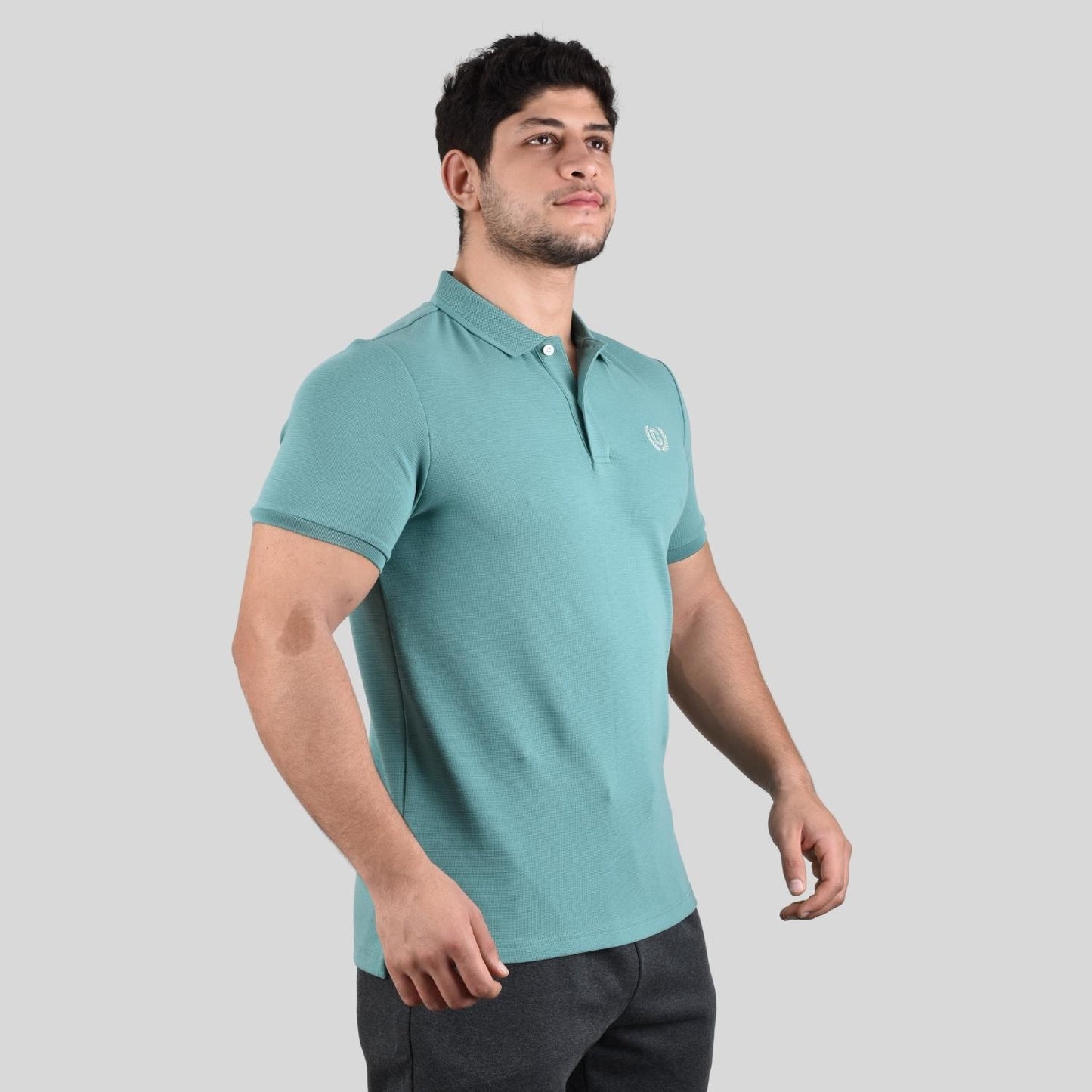 Men's Waffle Polo