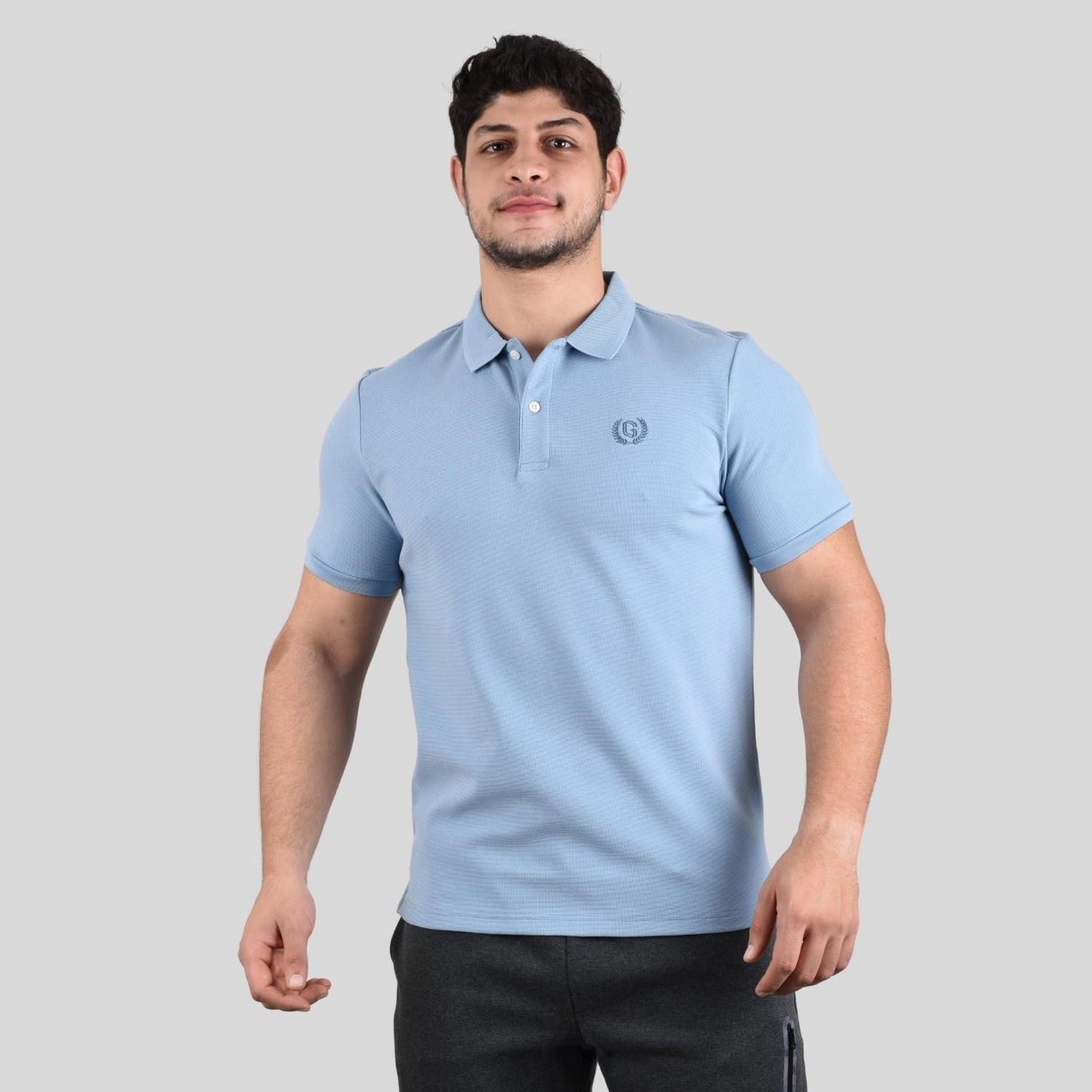 Men's Waffle Polo