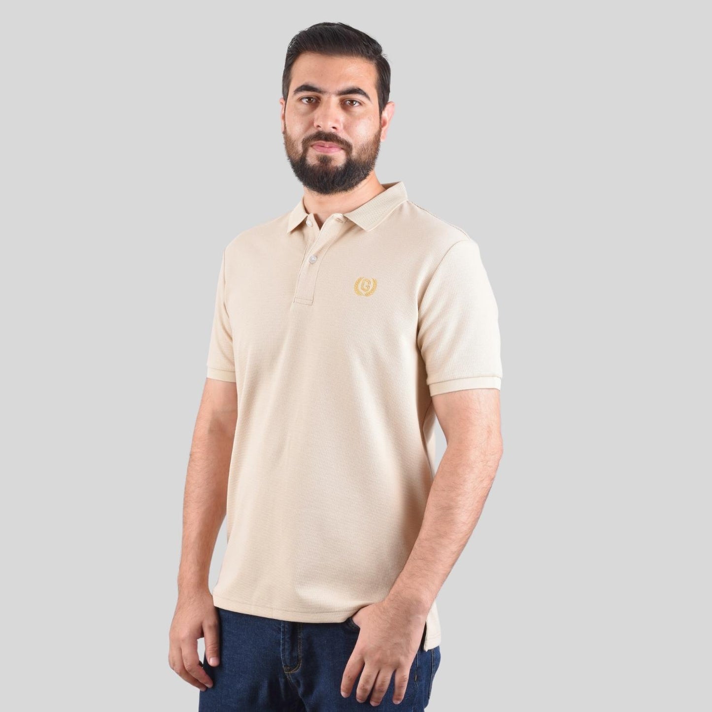 Men's Waffle Polo