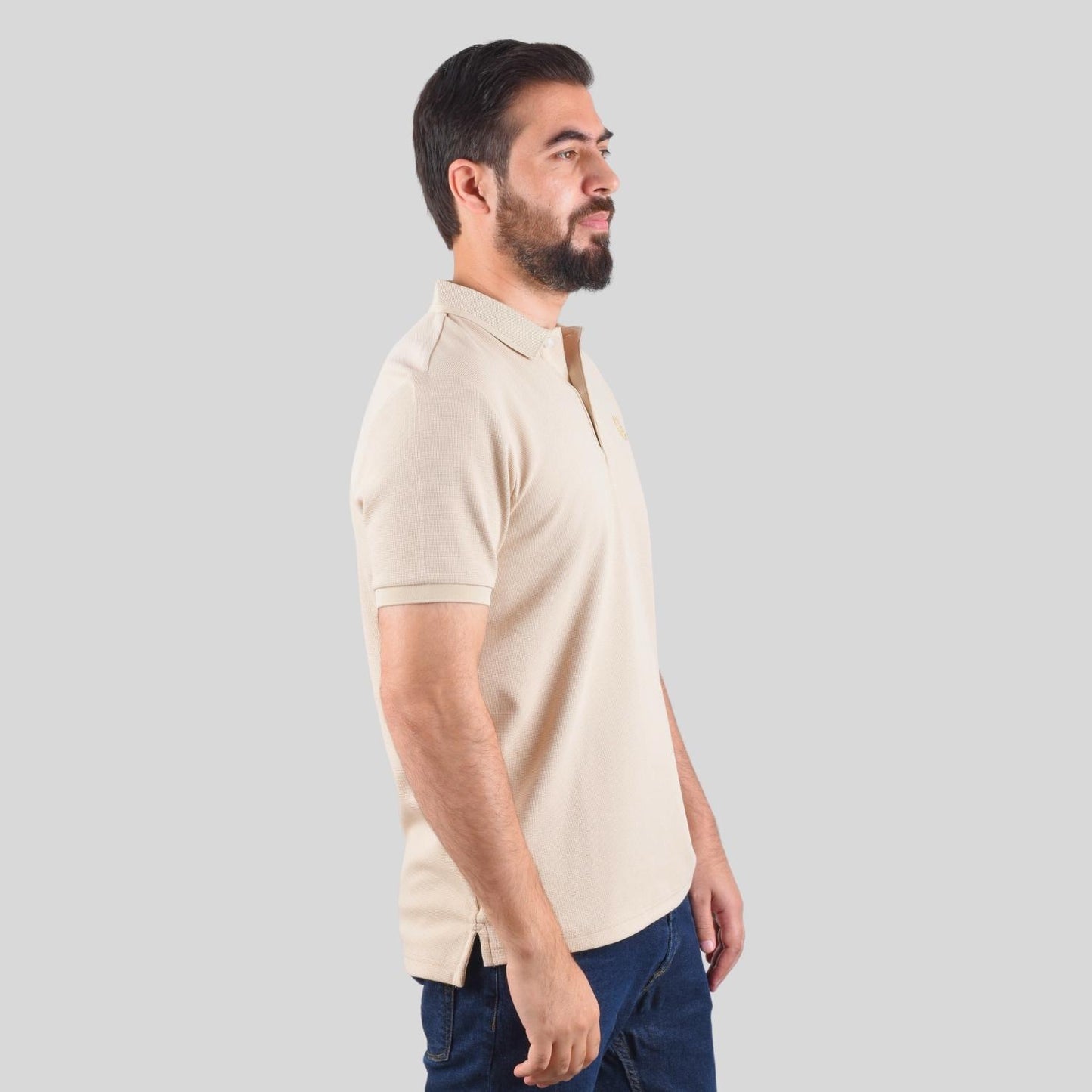 Men's Waffle Polo