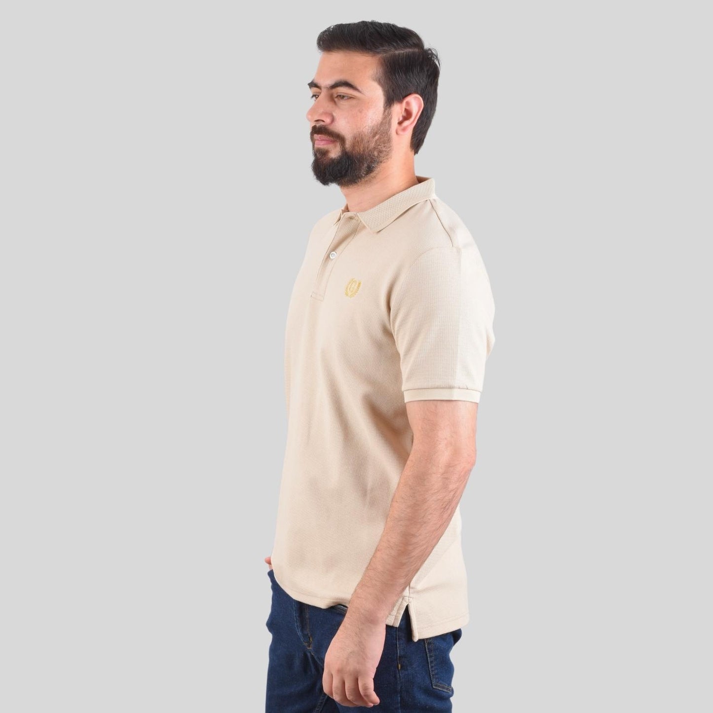 Men's Waffle Polo