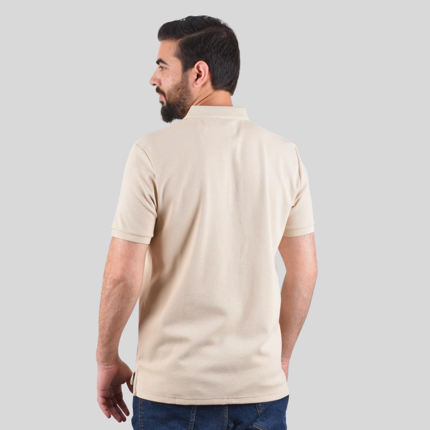 Men's Waffle Polo