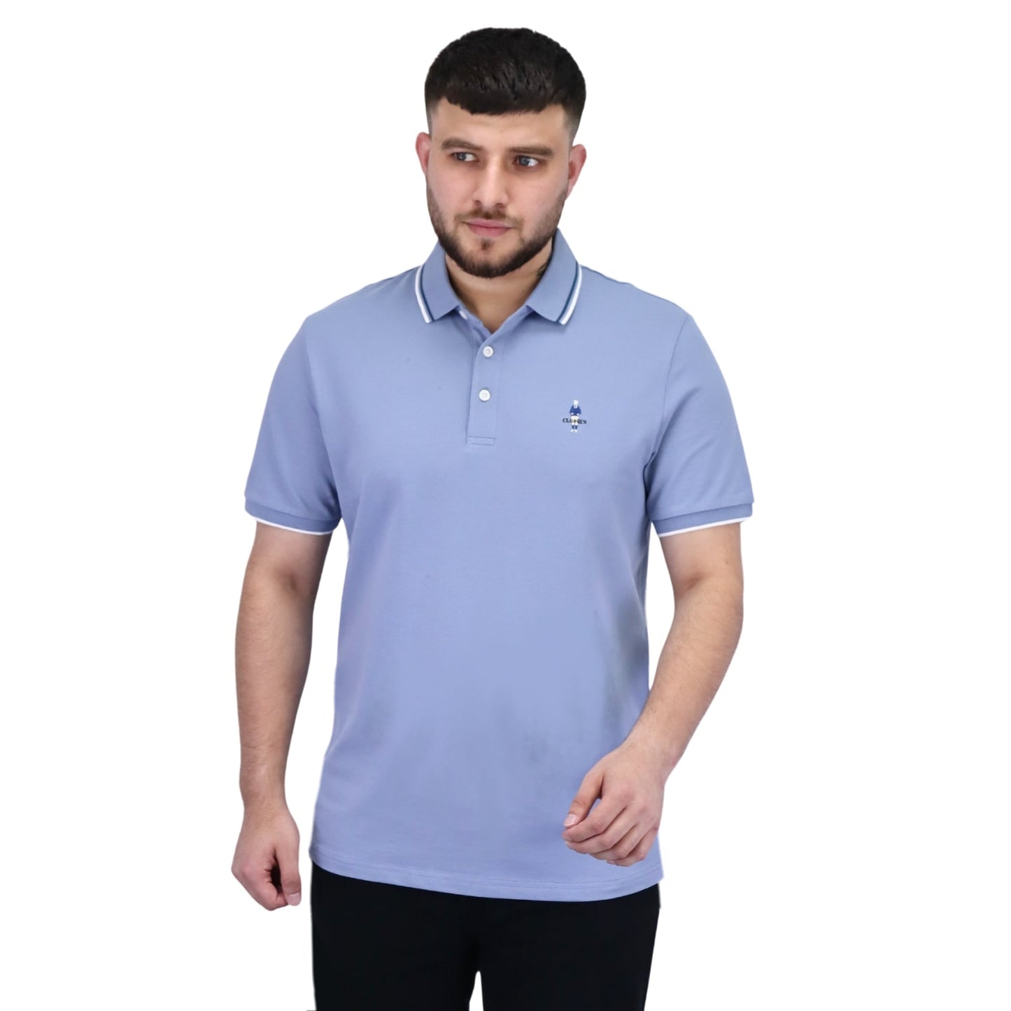 Giordano Men's Bold Polo-Blue