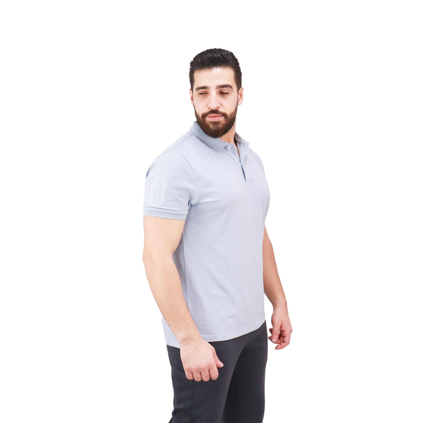 Giordano Men's Lion Polo-Blue