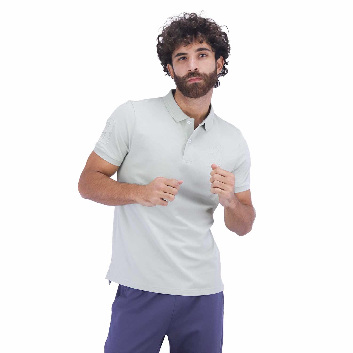 Giordano Men's Lion Polo-Green