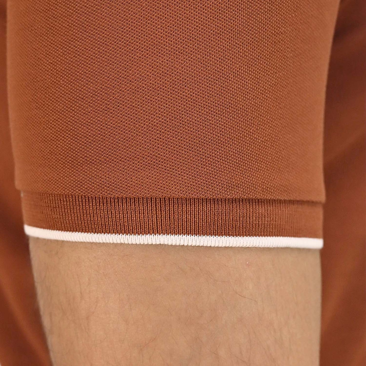 Men's Pique Flat Knit Collar Short Sleeve Thematic Slim Fit Embroidery Bold Polo