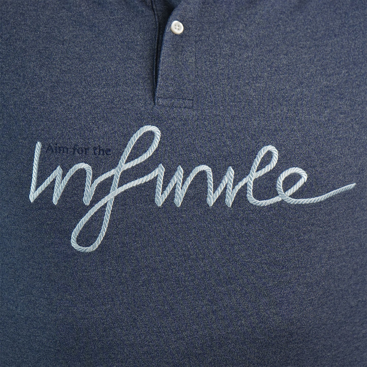 Men's Slim Fit Embroidered Infinite Polo